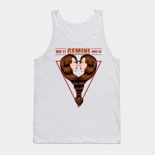 Gemini Zodiac Symbol Tank Top